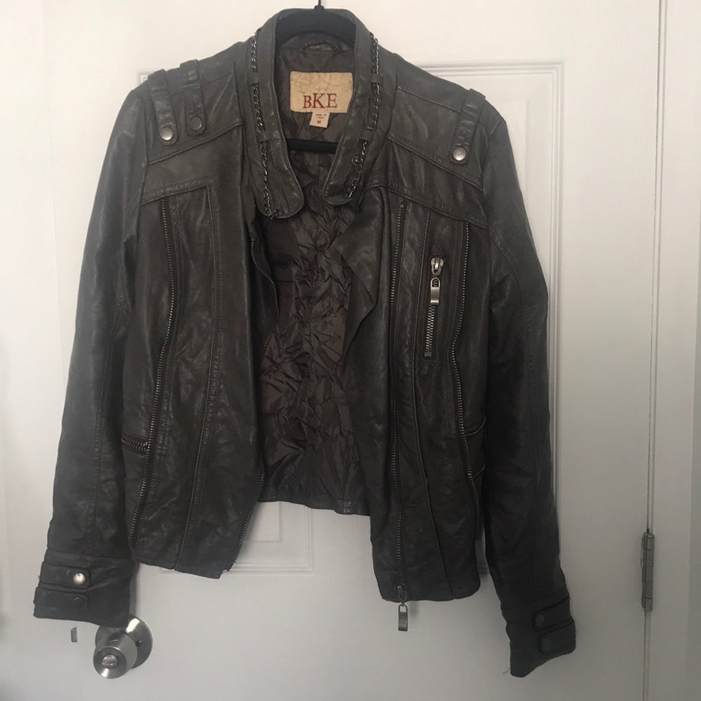 BKE leather jacket size Medium